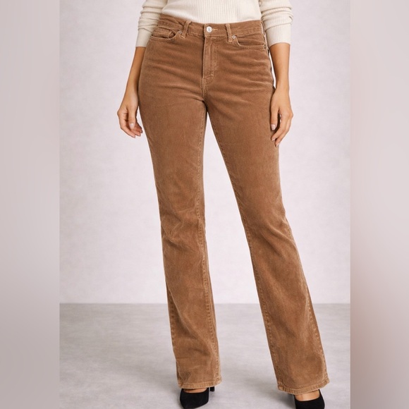 Lucky Brand Pants - Lucky Brand Tan Corduroy High-Rise/Boot cut Jeans. Women’s Size 12/31.